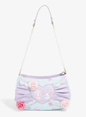 My Melody & My Sweet Piano Pearl Pastel Baguette Bag