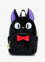 Her Universe Studio Ghibli Kiki's Delivery Service Jiji Fuzzy Mini Backpack