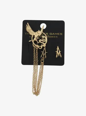 The Hunger Games: The Ballad Of Song Birds & Snakes Icons Cuff Earring Set