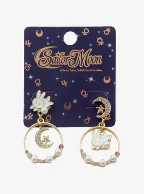 Pretty Guardian Sailor Moon Jeweled Bunny Earrings