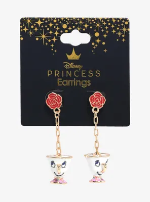 Disney Beauty And The Beast Chip Figural Earrings