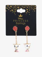 Disney Beauty And The Beast Chip Figural Earrings