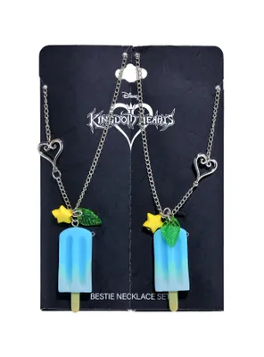 Disney Kingdom Hearts Sea Salt Ice Cream Best Friend Necklace Set