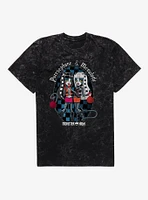 Monster High Purrsephone And Meowlody Mineral Wash T-Shirt