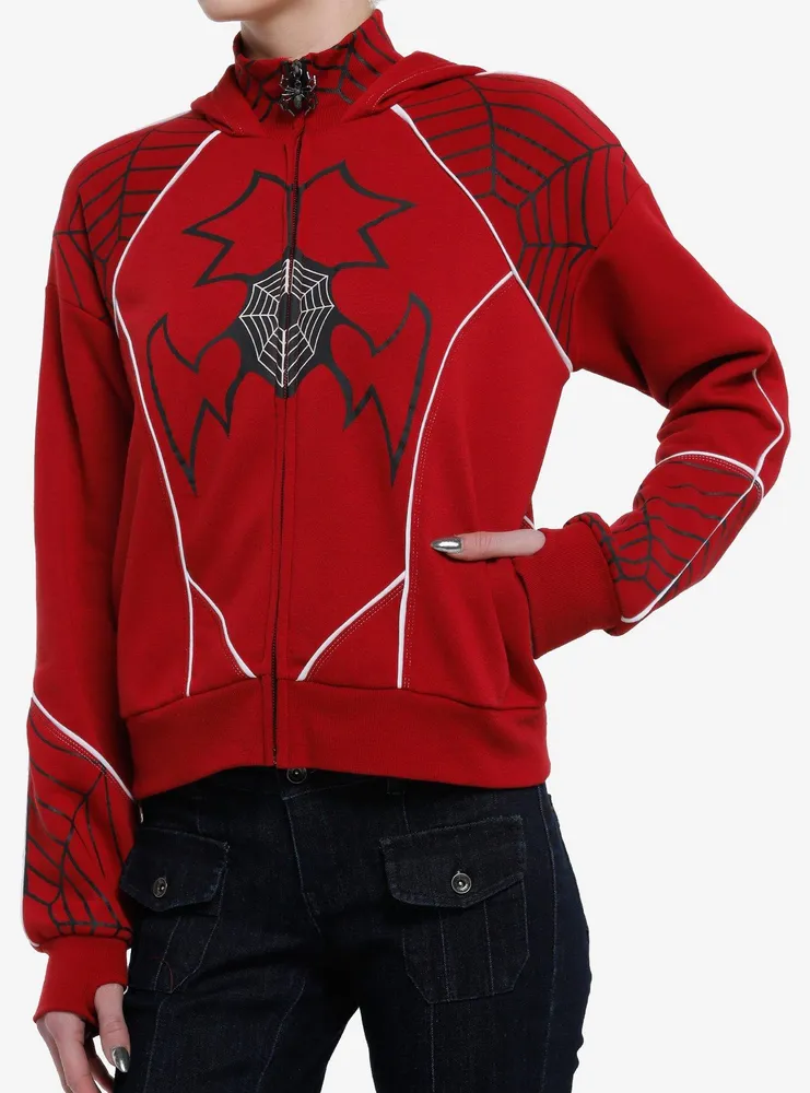 Her Universe Marvel Madame Web Cassie Webb Girls Hoodie