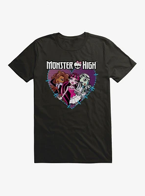 Monster High Stitched Heart Group Pose T-Shirt