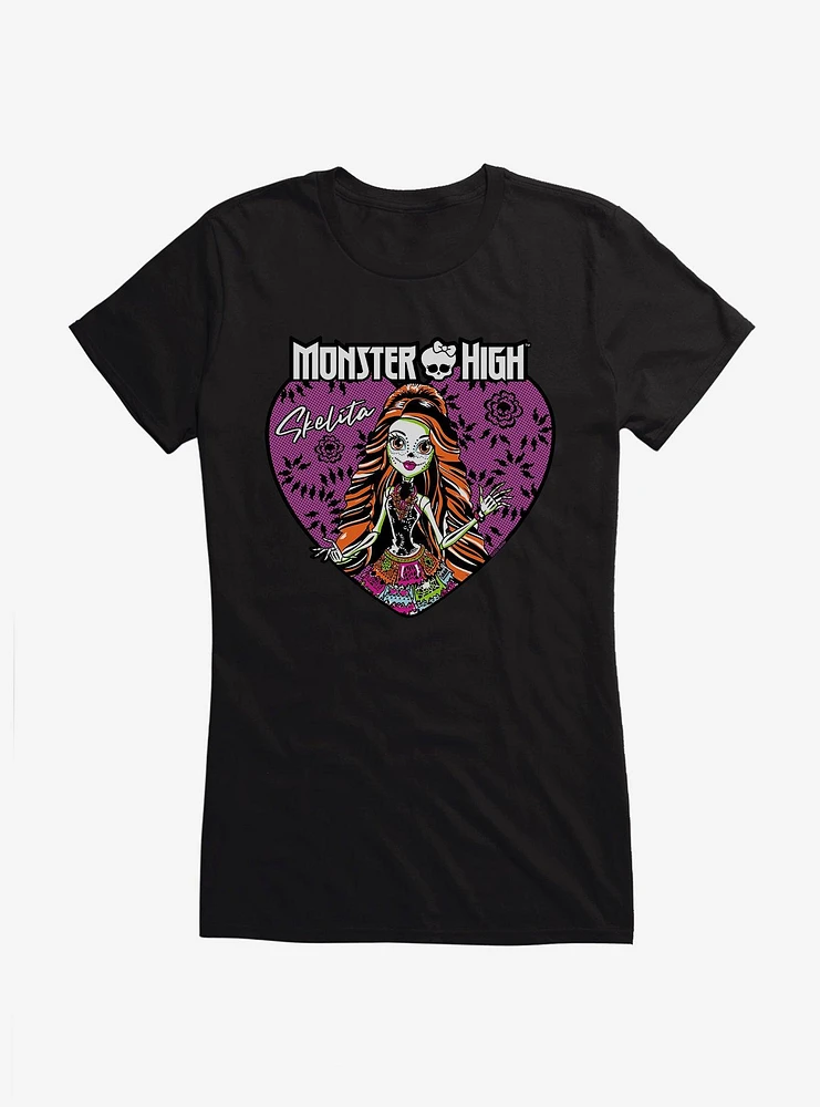 Monster High Skelita Calaveras Girls T-Shirt