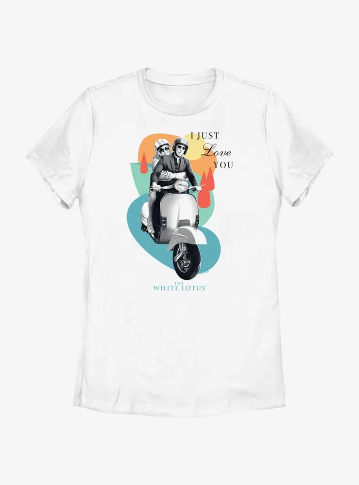 The White Lotus Scooter Love Womens T-Shirt