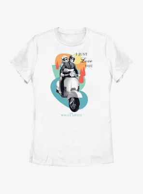 The White Lotus Scooter Love Womens T-Shirt