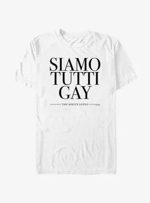 The White Lotus Siamo Tutti Gay T-Shirt