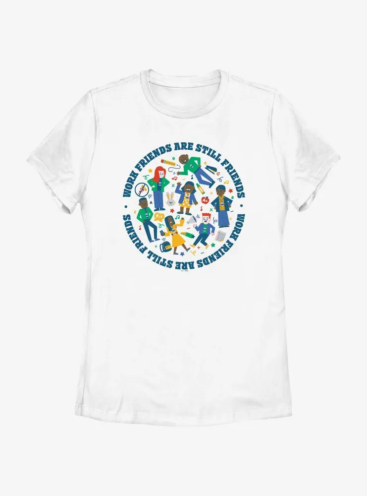 Abbott Elementary Work Friends Still Womens T-Shirt