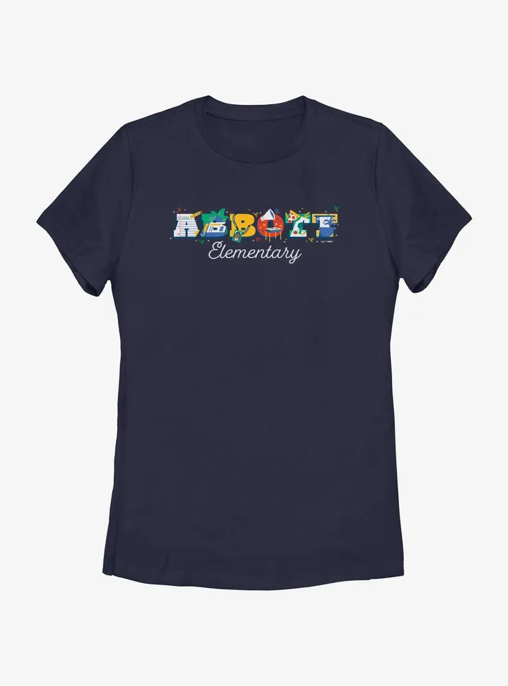 Abbott Elementary Color Logo Womens T-Shirt