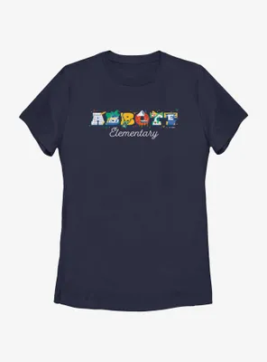Abbott Elementary Color Logo Womens T-Shirt