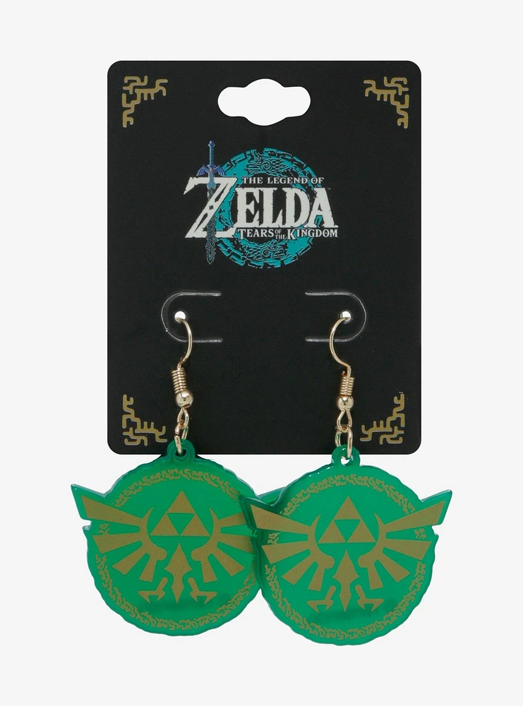 The Legend Of Zelda: Tears Of The Kingdom Triforce Pendant Earrings