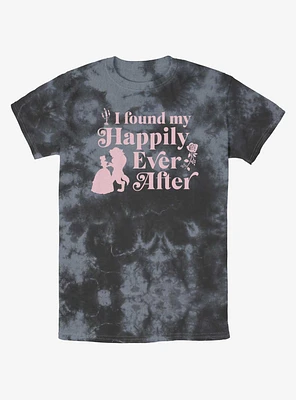 Disney Beauty and the Beast Found My Happily Ever After Tie-Dye T-Shirt