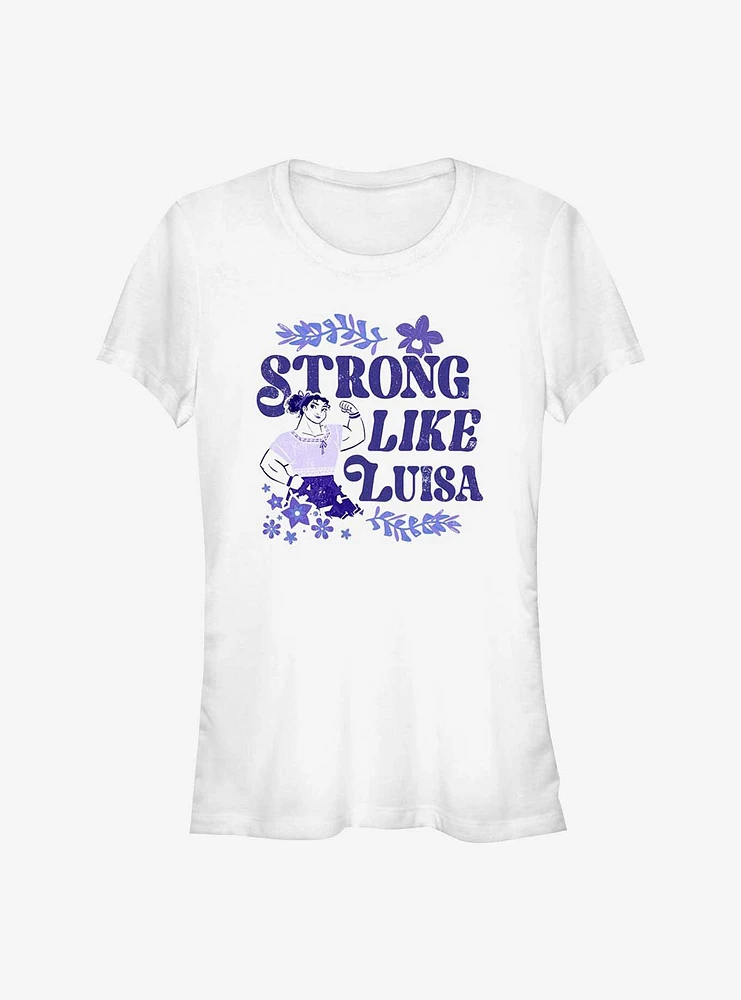Disney Pixar Encanto Strong Like Luisa Girls T-Shirt