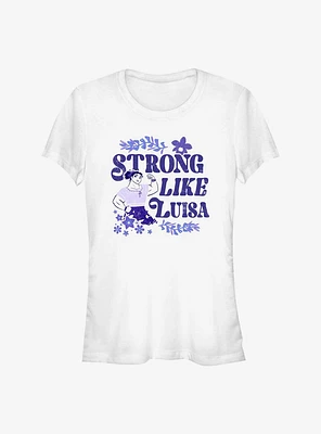 Disney Pixar Encanto Strong Like Luisa Girls T-Shirt