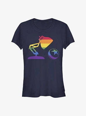 Pixar Luxo Rainbow Logo Girls T-Shirt