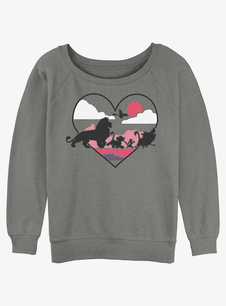 Disney The Lion King Love From Savanna Girls Slouchy Sweatshirt