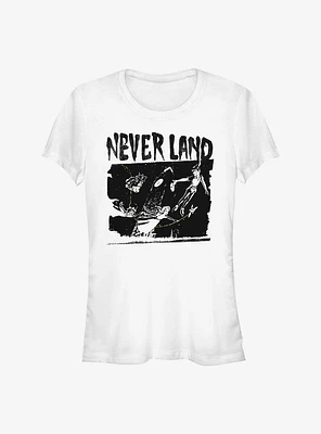 Disney Tinker Bell Never Land Grunge Girls T-Shirt