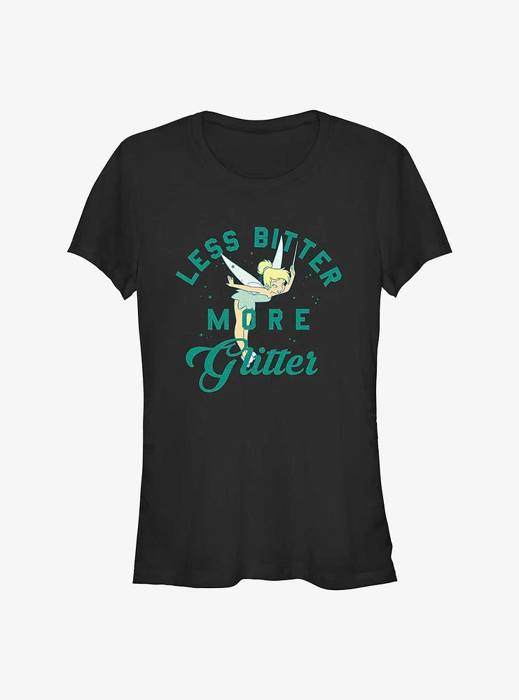 Disney Tinker Bell Less Bitter More Glitter Girls T-Shirt