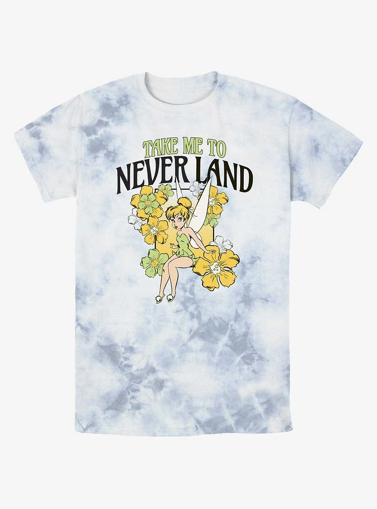 Disney Tinker Bell Tink Tulips Tie-Dye T-Shirt