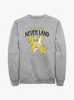 Disney Tinker Bell Tulips Take Me To Never Land Sweatshirt