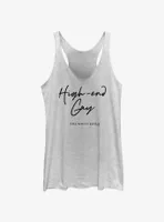 White Lotus High End Gay Womens Tank Top