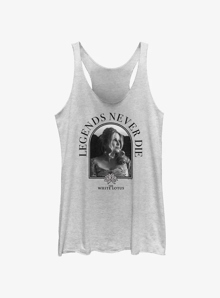 White Lotus Legends Never Die Tanya Womens Tank Top