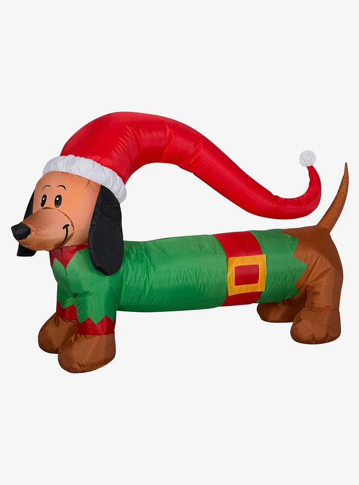 Christmas Weiner Dog Airblown