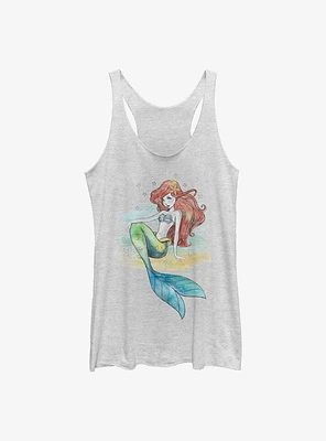 Disney The Little Mermaid Ariel Watercolor Girls Tank