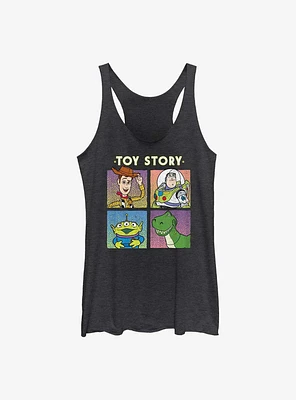 Disney Pixar Toy Story Woody Buzz Rex and Alien Girls Tank