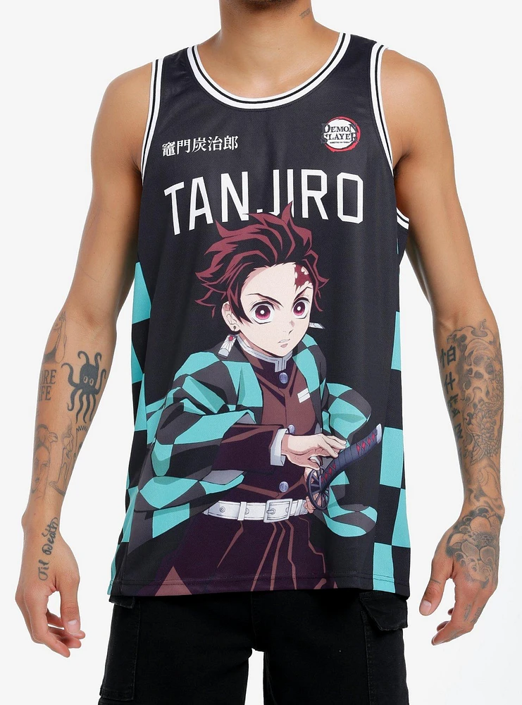 Demon Slayer: Kimetsu No Yaiba Tanjiro Basketball Jersey