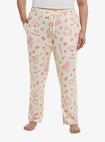 Pompompurin Sweets Girls Pajama Pants Plus