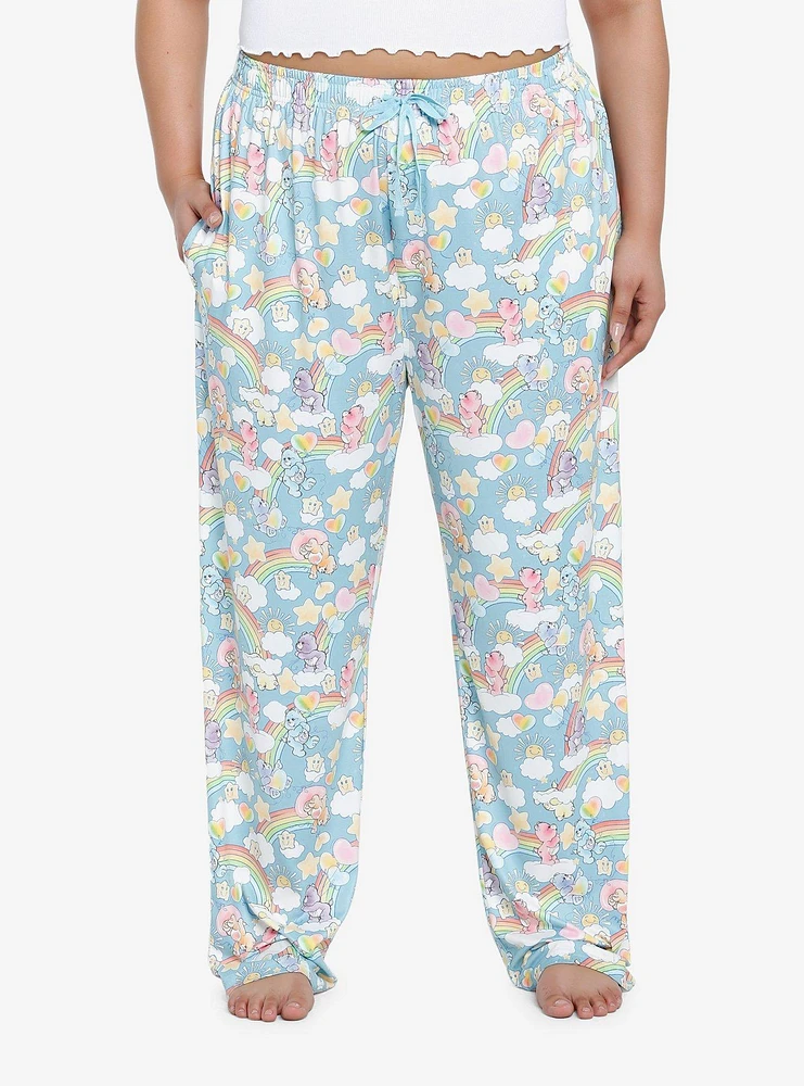 Care Bears Rainbows Girls Pajama Pants Plus