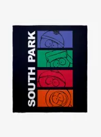 South Park Face Panels Throw Blanket