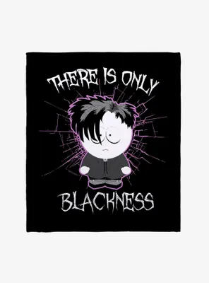 South Park Goth There Is Only Blackness Throw Blanket