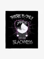 South Park Goth There Is Only Blackness Throw Blanket