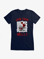 Hot Topic Work From Hell Girls T-Shirt