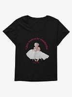Marilyn Monroe I Just Want To Be Wonderful Girls T-Shirt Plus