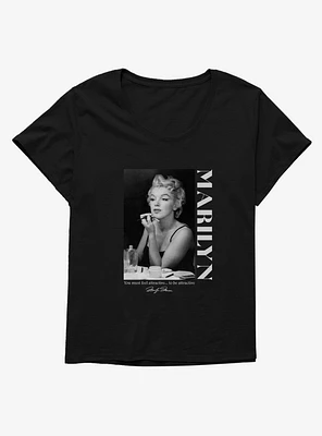 Marilyn Monroe To Be Attractive Mirror Girls T-Shirt Plus