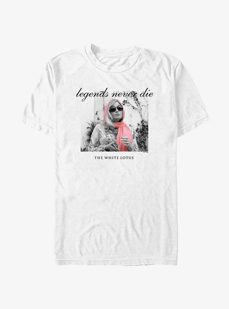 White Lotus Legends Never Die T-Shirt