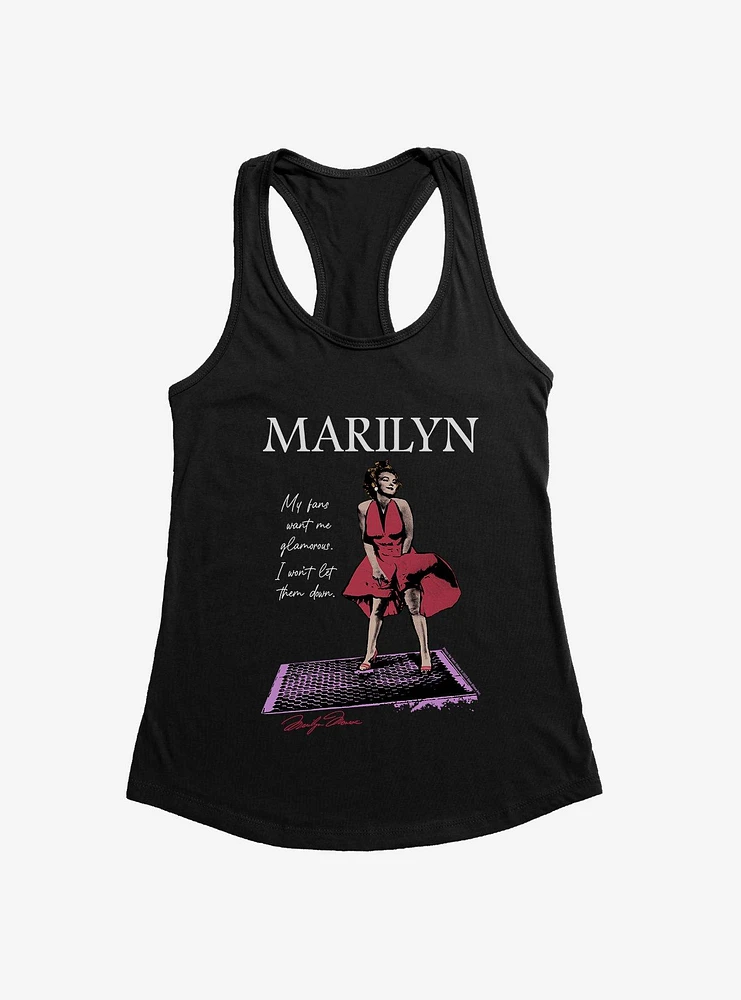 Marilyn Monroe Glamorous Red Dress Girls Tank