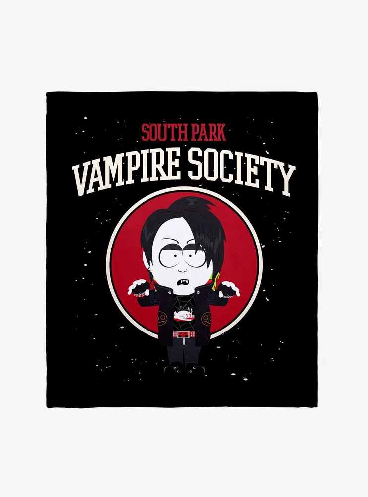 South Park Vampire Society Throw Blanket