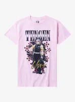 Demon Slayer: Kimetsu No Yaiba Tengen Pink Boyfriend Fit Girls T-Shirt