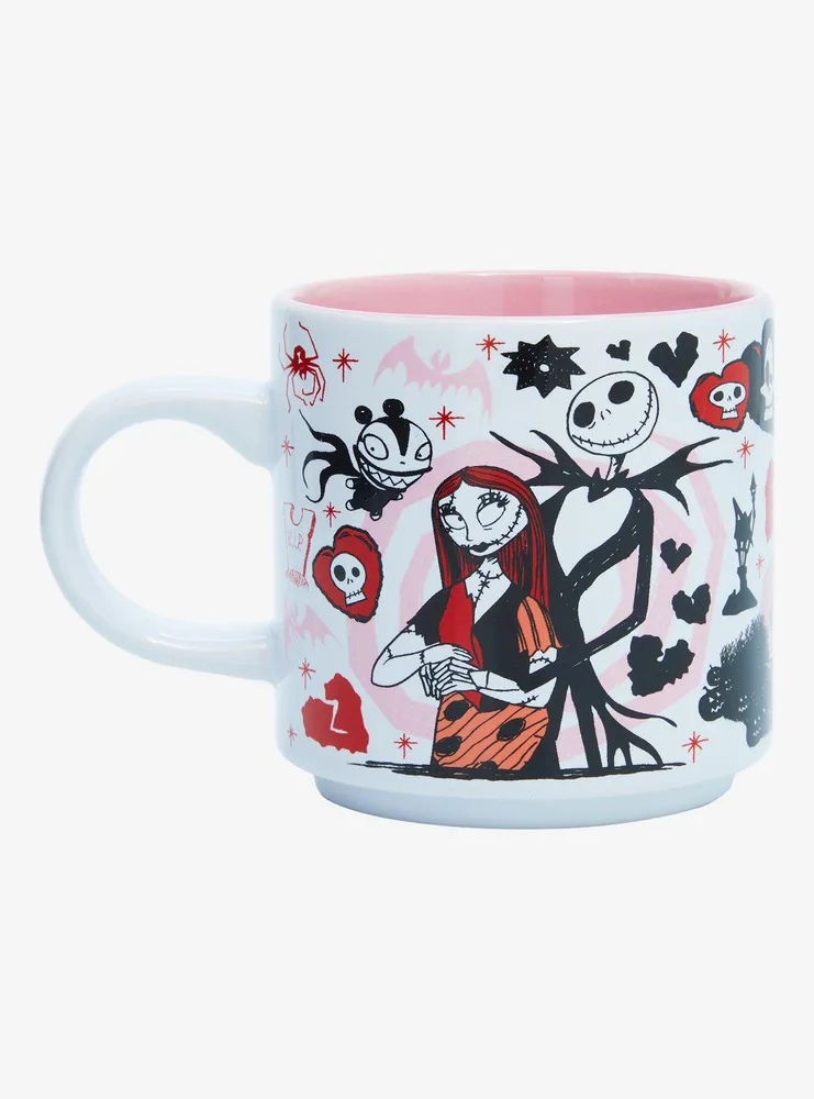 The Nightmare Before Christmas Jack & Sally Valentine's Mug