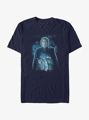 Star Wars Ahsoka Anakin Force Ghost T-Shirt Hot Topic Web Exclusive