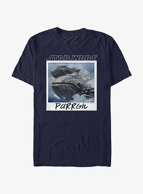 Star Wars Ahsoka Purrgil Polaroid T-Shirt