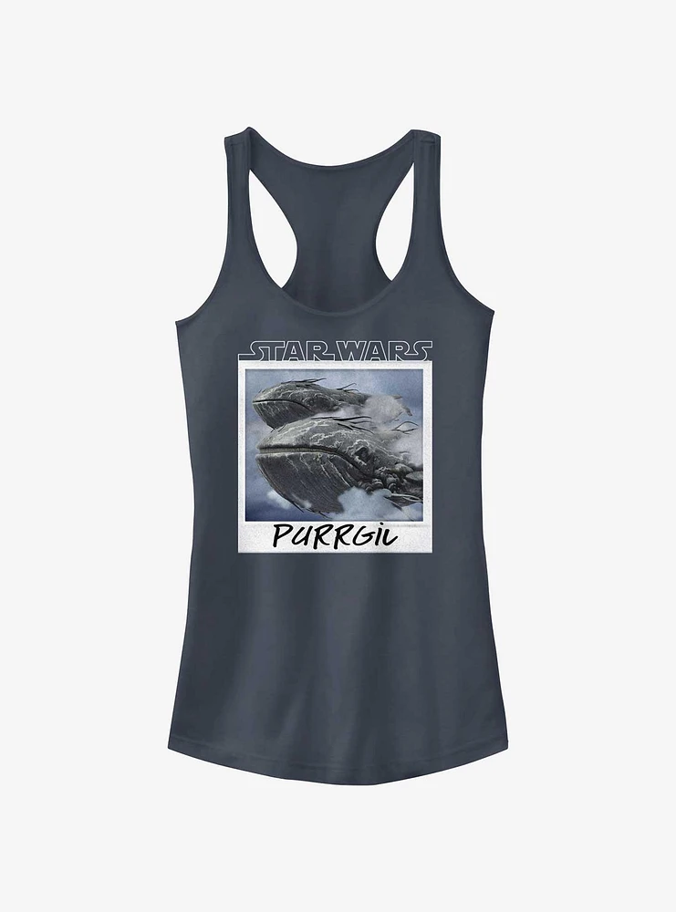 Star Wars Ahsoka Purrgil Polaroid Girls Tank