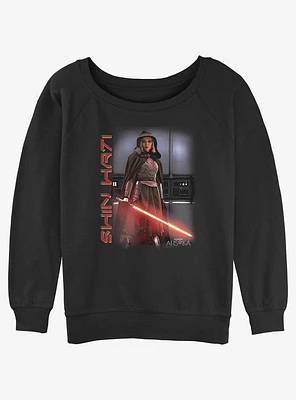 Star Wars Ahsoka Shin Hati Girls Slouchy Sweatshirt
